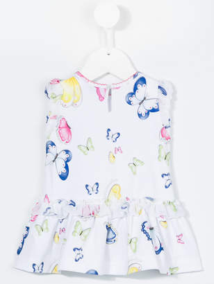 MonnaLisa butterfly print dress