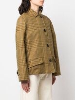 Thumbnail for your product : Aspesi Checked Single-Breasted Jacket