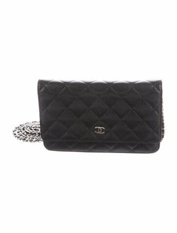 Chanel Classic Quilted Wallet On Chain Black ShopStyle Clothes and Shoes