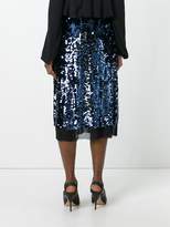 Thumbnail for your product : Tory Burch sequinned A-line skirt
