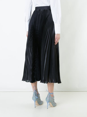 H Beauty&Youth high-rise pleated midi skirt