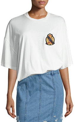 Public School Lilith Oversized Cotton Jersey Tee, White