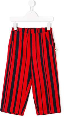 Mini Rodini odd stripe woven trousers