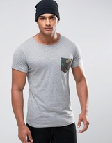 Thumbnail for your product : Jack and Jones T-Shirt with Contrast Pocket