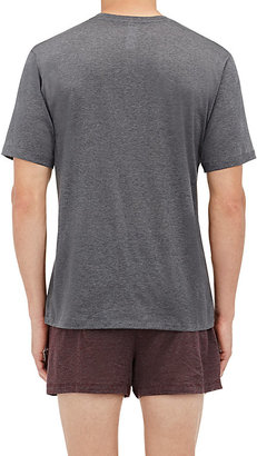 Hanro Men's Mélange Cotton V-Neck T-Shirt