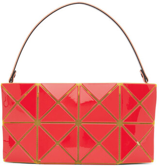 Bao Bao Issey Miyake Red Lucent Gloss Shoulder Bag