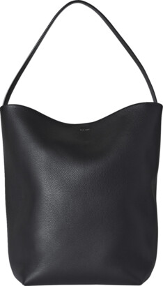 The Row N/s Park Small Textured-leather Tote in White