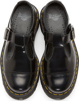 Thumbnail for your product : Dr. Martens Black Platform Bethan T-Strap Shoes