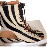 Thumbnail for your product : Vanessa Bruno Zebra print Ankle boots
