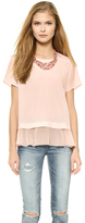 Thumbnail for your product : Madison Marcus Delilah Layered Tee