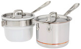 Thumbnail for your product : All-Clad Copper-Core 2 Qt. Sauce Pan With Porcelain Double Boiler