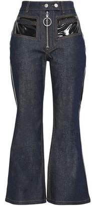 Ellery Paneled High-rise Flared Jeans