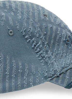 BALENCIAGA キャップ LASER DESTROYED cap Balenciaga Black Laser Destroyed Cap Balenciaga