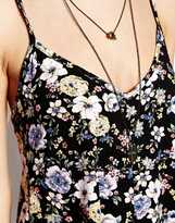 Thumbnail for your product : ASOS TALL Floral Print Cami Playsuit