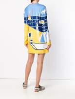 Thumbnail for your product : Thom Browne Sequin Beach Scene Shift Dress