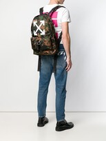 Thumbnail for your product : Off-White Camouflage Arrow Backpack