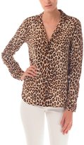 Thumbnail for your product : Equipment Adalyn Leopard Blouse
