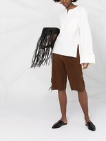 Thumbnail for your product : Totême Band-Collar Long-Sleeved Blouse