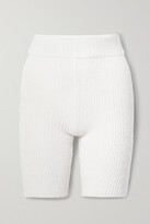 Thumbnail for your product : Rag & Bone + Net Sustain Sunny Ribbed Organic Cotton-blend Shorts
