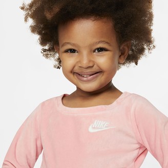 Nike Toddler Long-Sleeve Velour Dress Sportswear