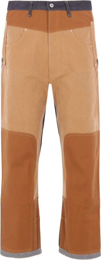 Junya Watanabe Patchwork Canvas Jeans