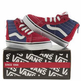 Thumbnail for your product : Vans red sk8-hi zip boys toddler