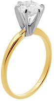 Thumbnail for your product : Swarovski Renaissance collection solitaire engagement ring in 14k gold two tone - made with zirconia