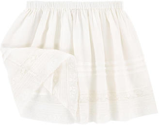 Bonpoint Cotton voile skirt