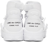 Thumbnail for your product : Comme des Garçons Homme Plus White Nike Edition Air Carnivore Sneakers