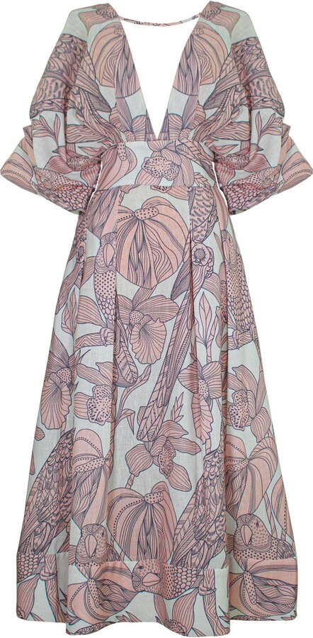 No Pise La Grama Barlovento Midi Dress