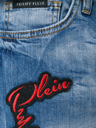 Philipp Plein embroidered jeans