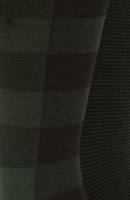 Polo Ralph Lauren 2-Pack Buffalo Check & Stripe Slack Socks