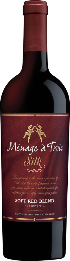 Menage a Trois Silk Red Blend Wine, 750 ml