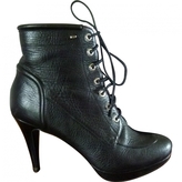 Thumbnail for your product : Max Mara Black Leather Ankle boots