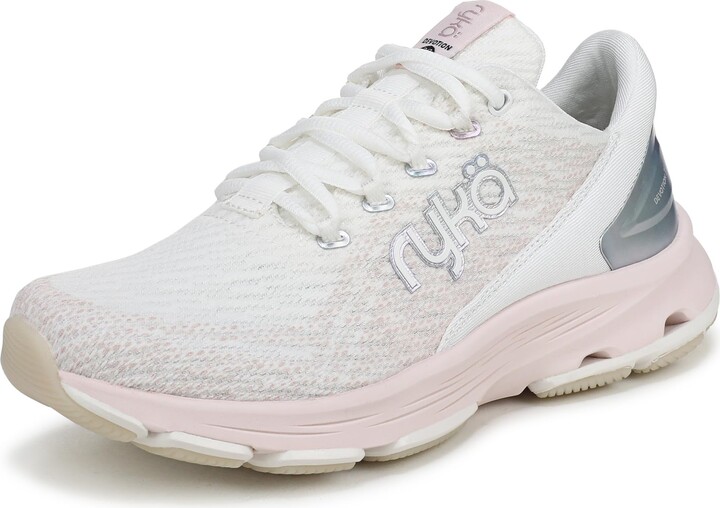 Ryka Women's Devotion X Walking Shoes White/Pink 9.5 W