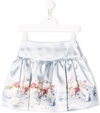 MonnaLisa Floral Print Skirt