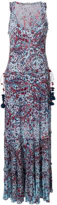 Poupette St Barth Jena floral-print long dress