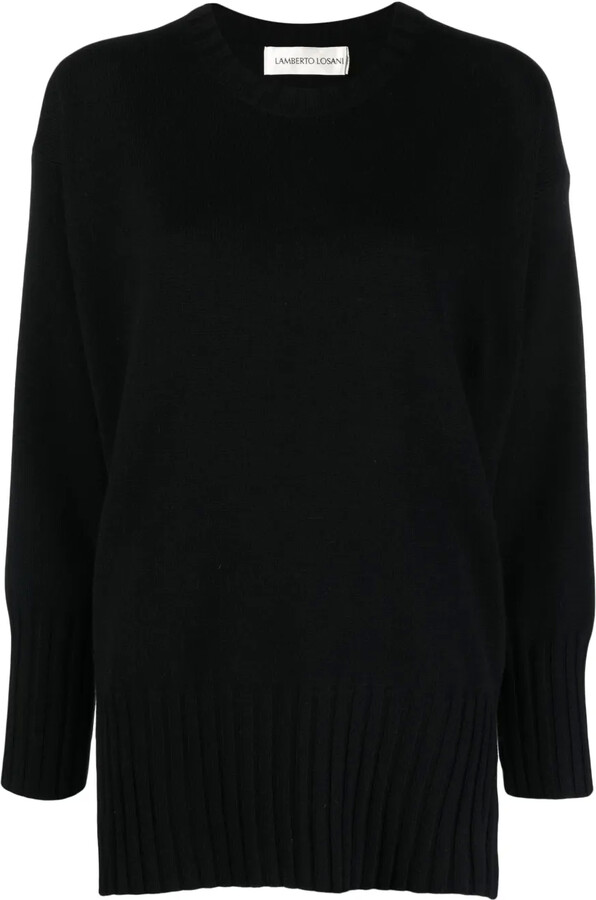 Lamberto Losani Crew-Neck Virgin Wool-Blend Jumper