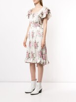 Thumbnail for your product : Paco Rabanne Rochie floral midi dress