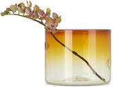 Thumbnail for your product : Nate Cotterman Yellow Wide Dimple Vase
