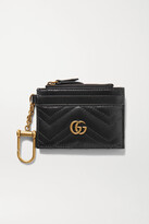 Thumbnail for your product : Gucci Gg Marmont Quilted Leather Cardholder