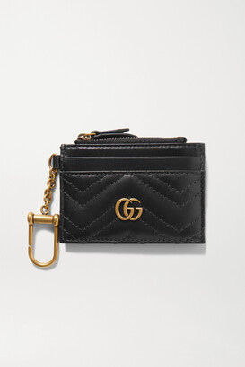 Gucci Gg Marmont Quilted Leather Cardholder