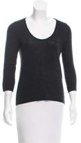 Thumbnail for your product : Prada Scoop Neck Cashmere Sweater