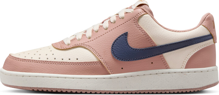 Nike Women's Court Vision Low Next Nature Shoes in Pink | DH3158-606