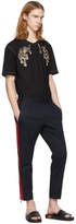 Thumbnail for your product : Dolce & Gabbana Blue Side Stripe Trousers