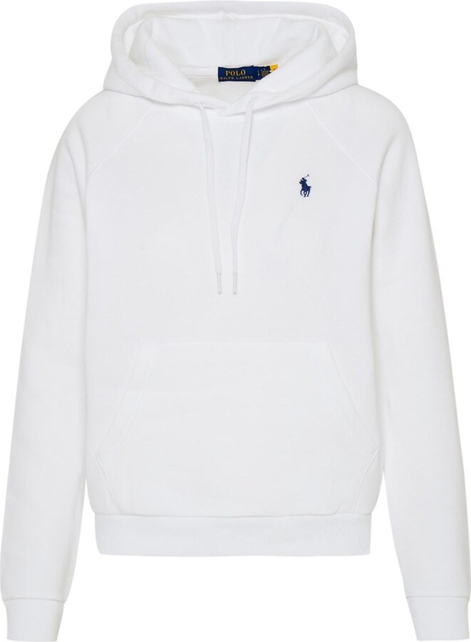 Polo Ralph Lauren Women's White Sweatshirts & Hoodies on Sale | ShopStyle