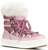 Thumbnail for your product : Chiara Ferragni Lace-Up Embellished Boots