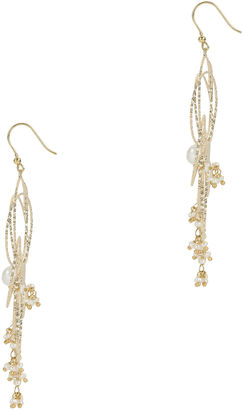 Rosantica Cosmo Wire Pearl Earrings