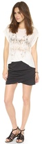 Thumbnail for your product : Monrow Basic Shirred Skirt
