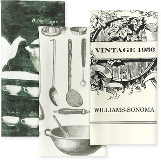 Vintage Tea Towels, Set of 3